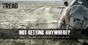 tread mud stuck
