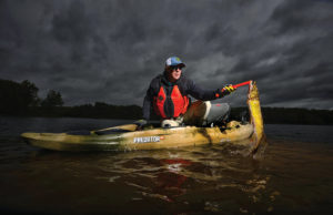 Select a craft that meets your specific needs. Old Town Canoe's Predator MX features a slightly more rounded hull than its classic version, allowing you to move through tough water conditions with the utmost stability.