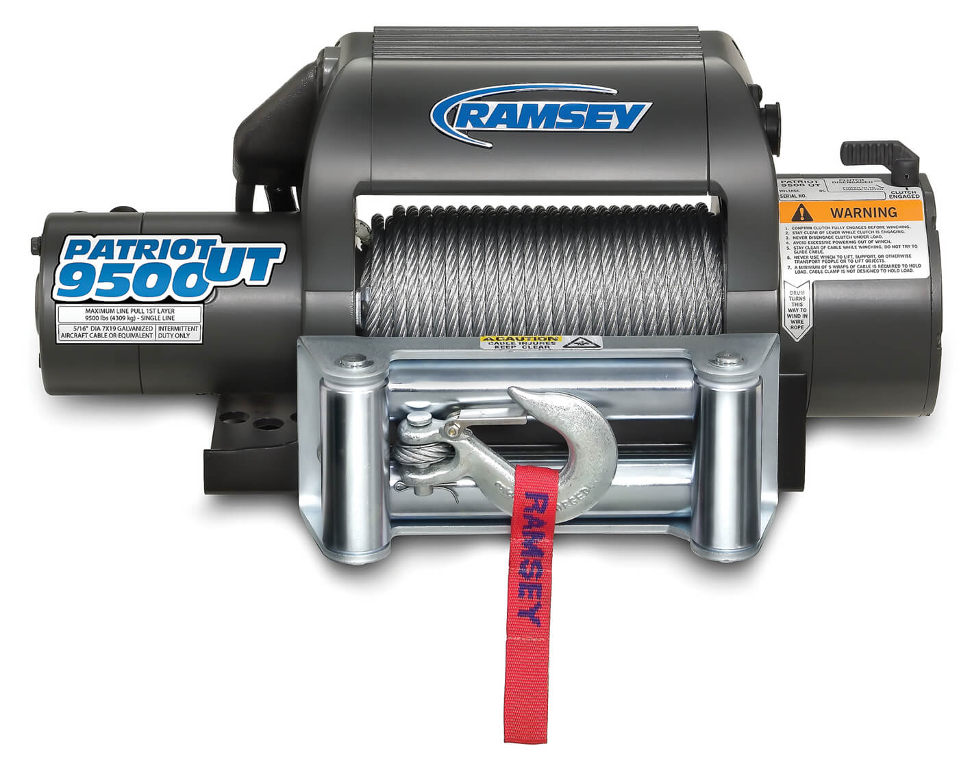 The Patriot 9500 UT is built rugged and strong with 9,500 pounds of line pu...