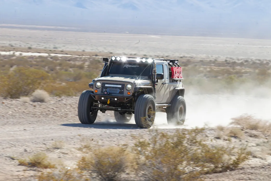 The JK8 was designed for dirt
