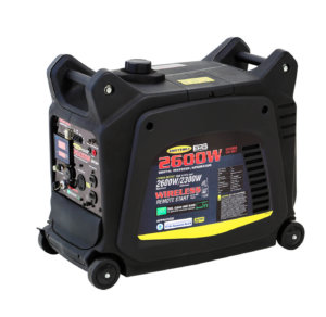 Smittybilt'sgas poweredE.P.S.InterverGeneratorusesathree phaseinversionprocessthatproducescleanpowertoallowdirectplug inofsensitiveelectronics