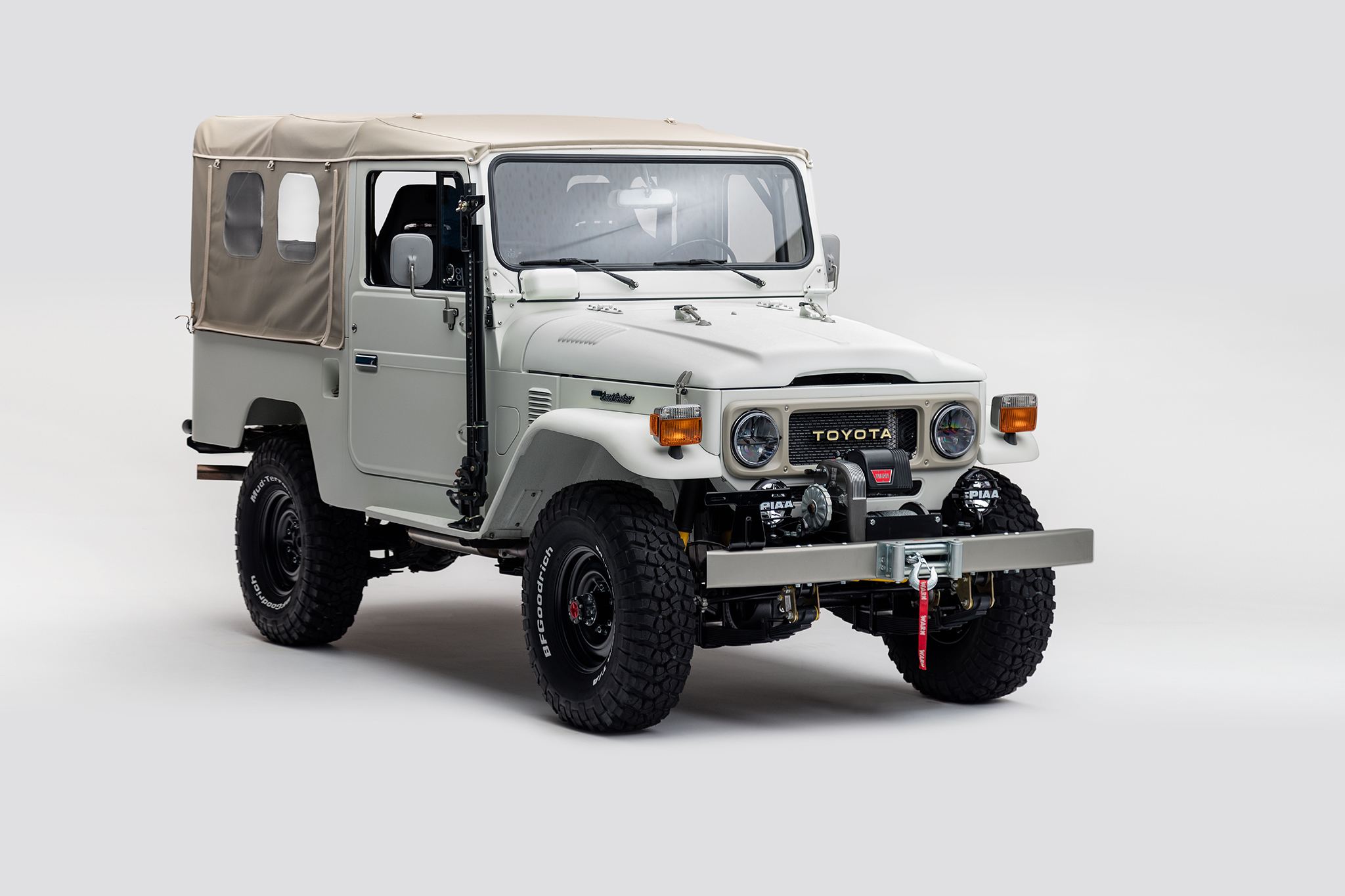 The FJ Company Land Cruiser FJ The Aspen Project front three quarter