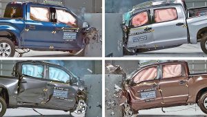 Truck crash test