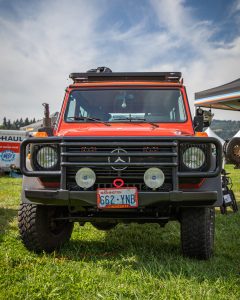 Toyo Tires Trailpass: red Mercedes G wagon