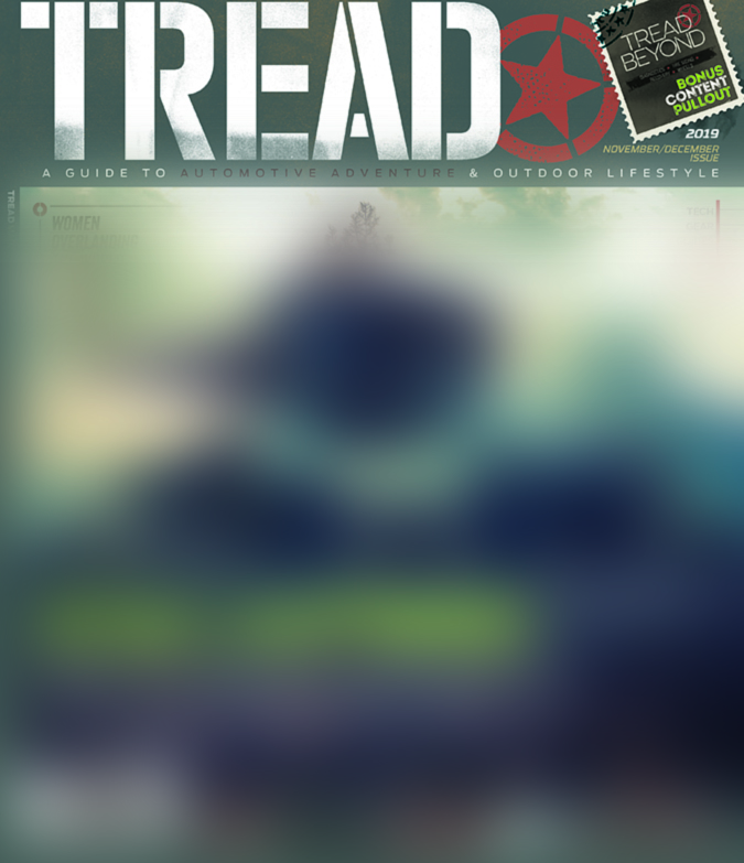 Tread Issue 22 Cover November December 2019