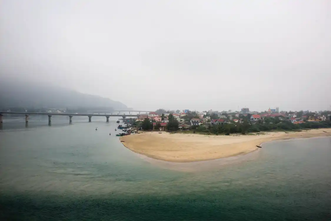 Lang Co Beach the official start of Hai Van Pass