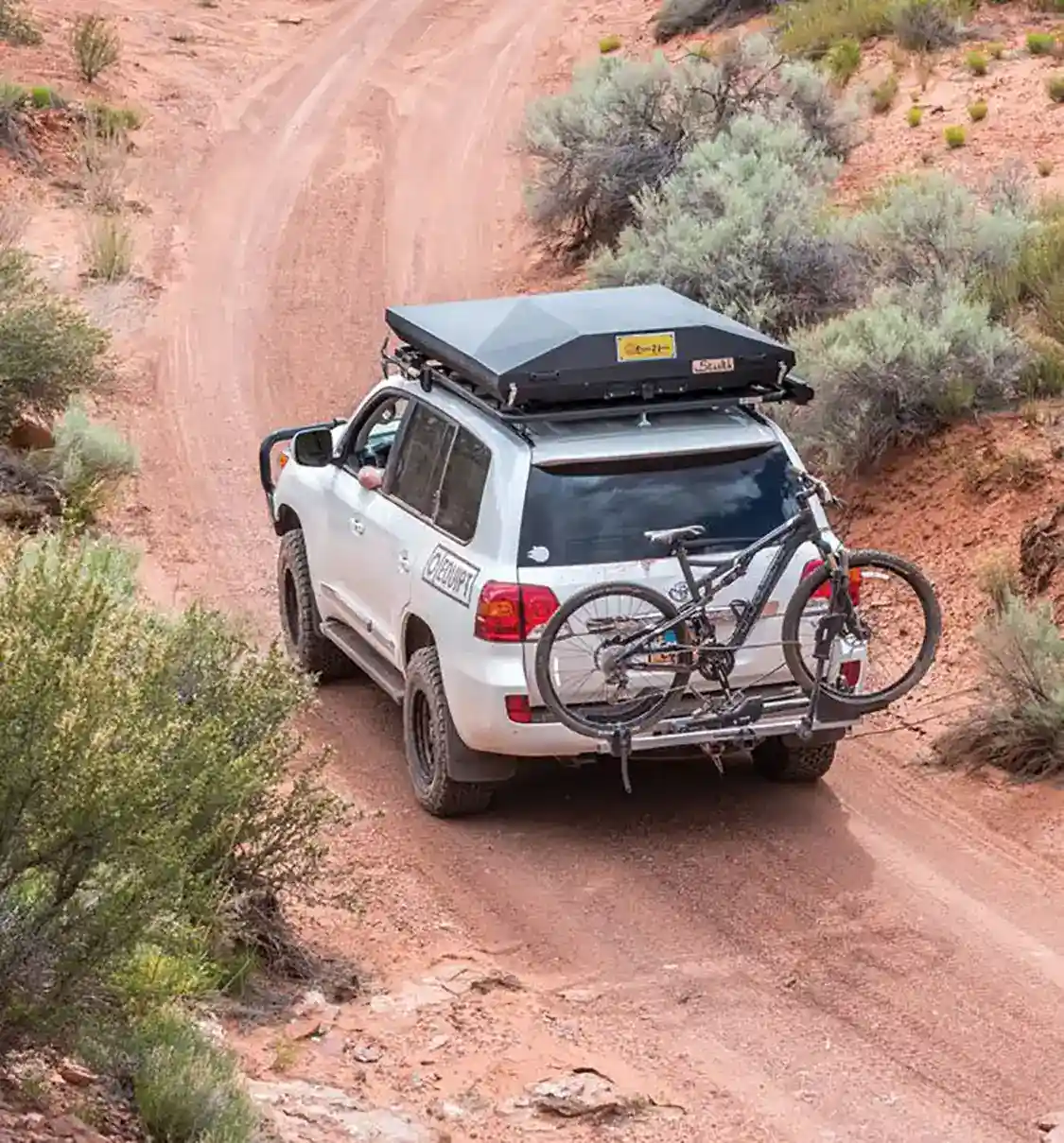2013 Toyota Land Cruiser 200 Series Bicycle Attach on Back