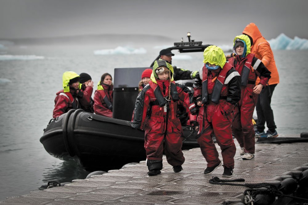 Zodiac tour of Jökulsárlón a glacial lake