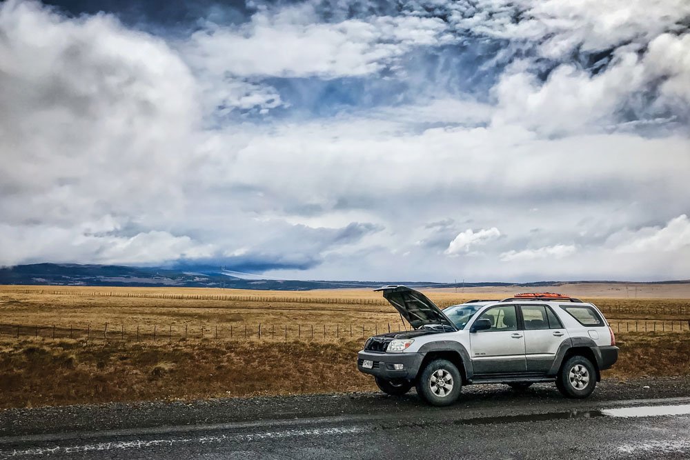 Overland Adventure Car Trouble in the 4Runner