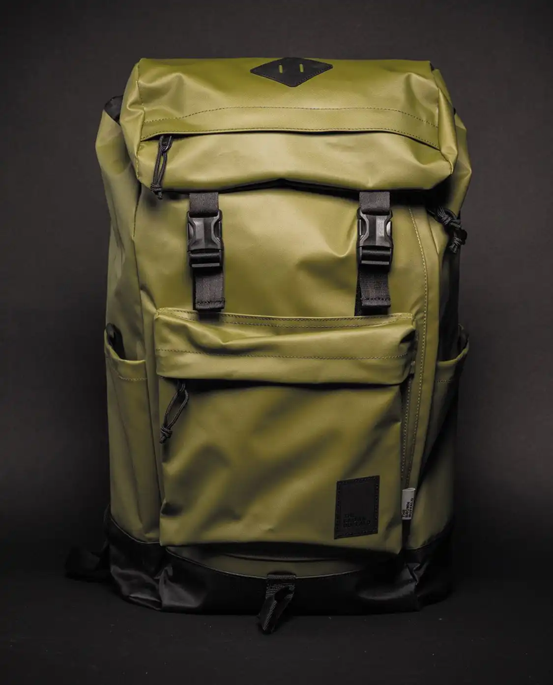 Brown Buffalo Hillside backpack green front