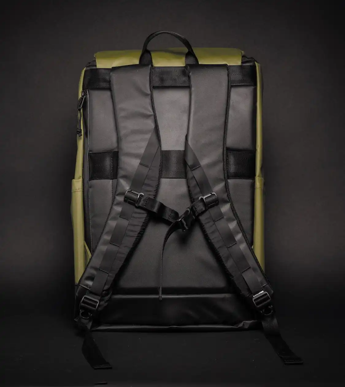 Brown Buffalo Hillside backpack green back