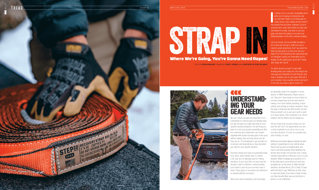 TREAD May/June 2020 Strap In preview