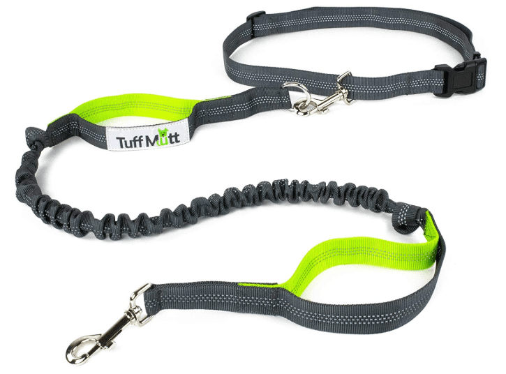 hands-free dog leash with waist belt in camping essentials for dogs // tread magazine