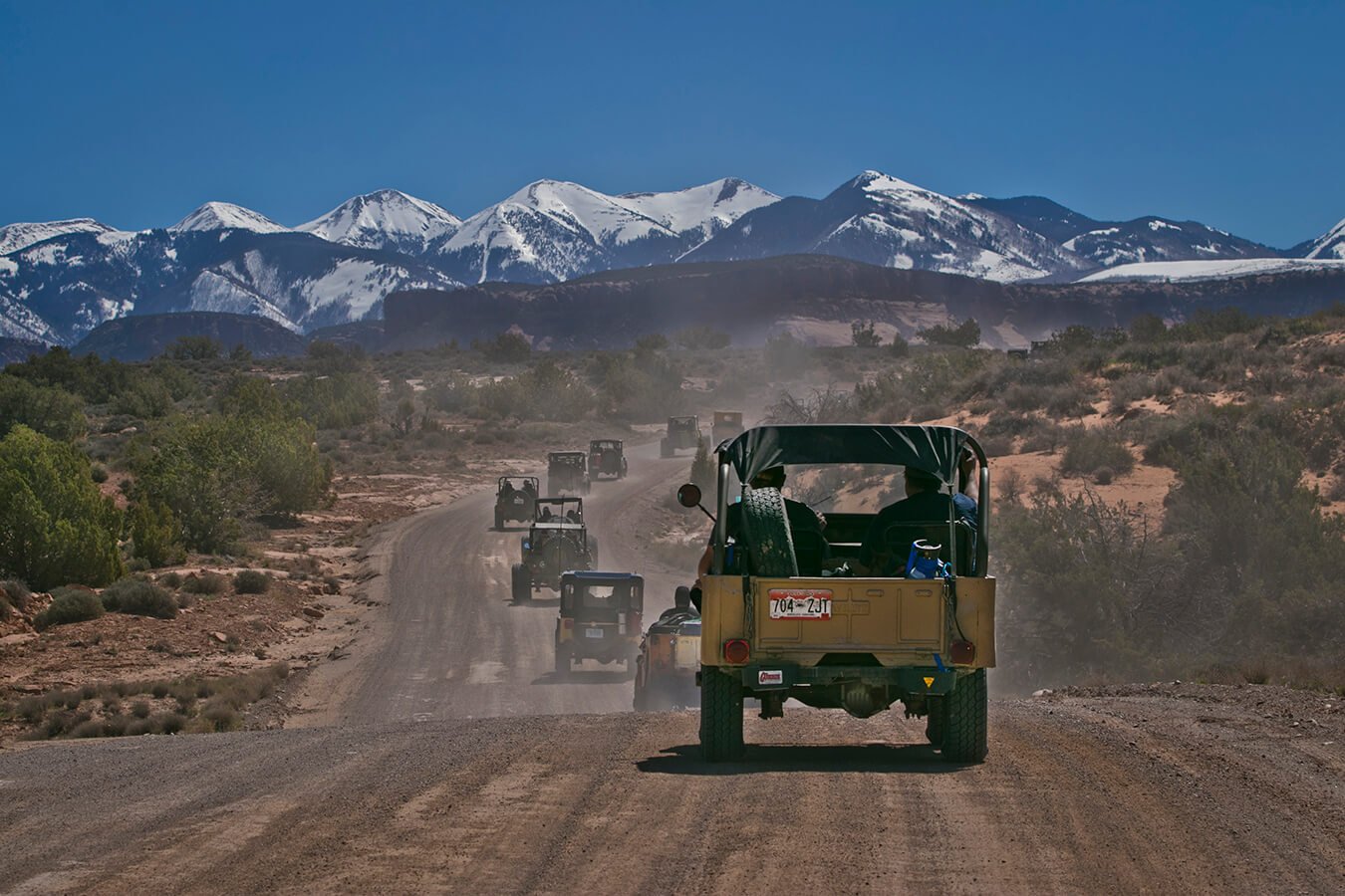 Flat Fenders Driving Moab