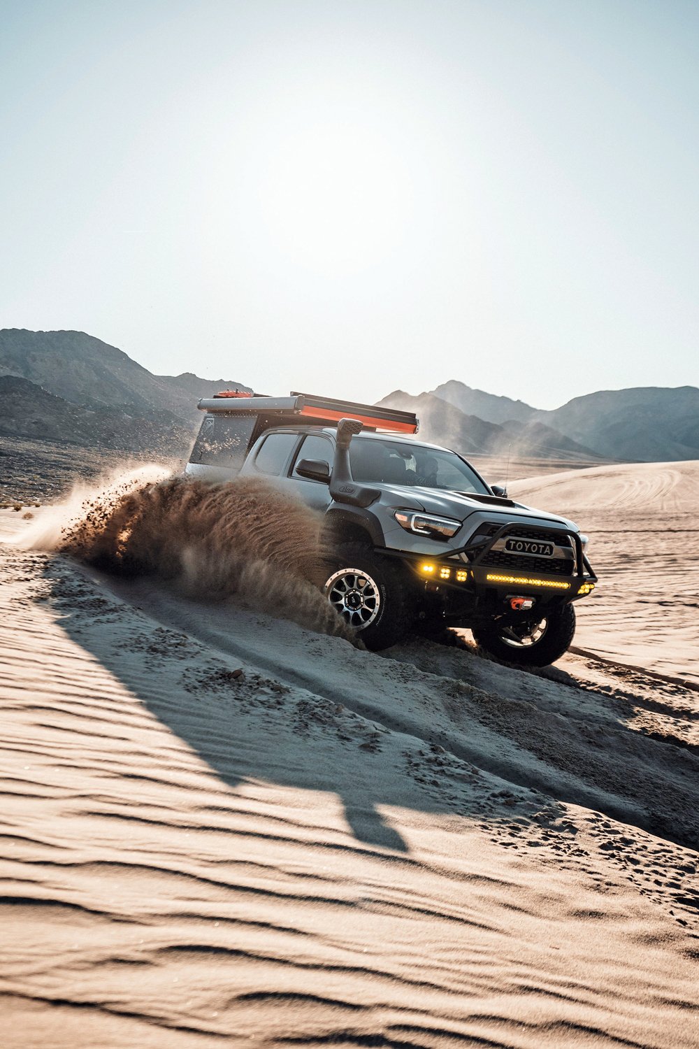 Toyota Tacoma TRD Off-Road driving in sand