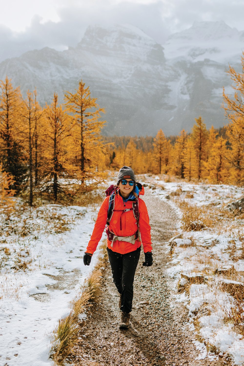 Hiking in Larch Valley