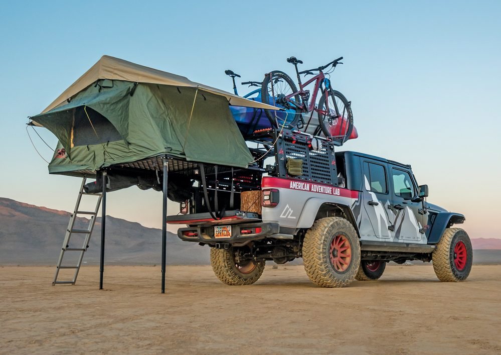 Overlanding Offroad Wasatch Basin tent