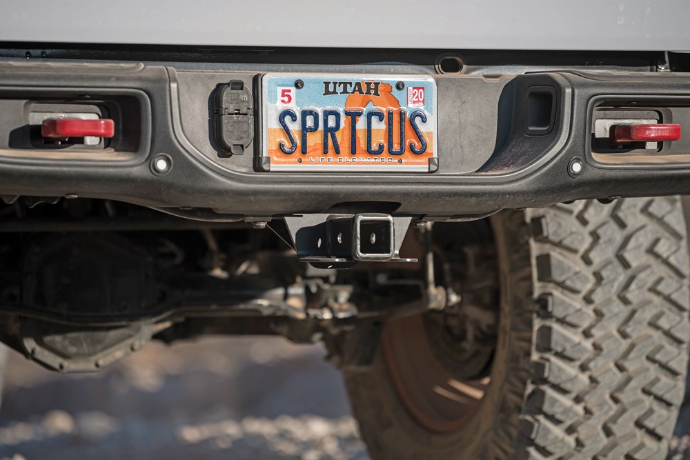 Jeep Gladiator custom license plate 
