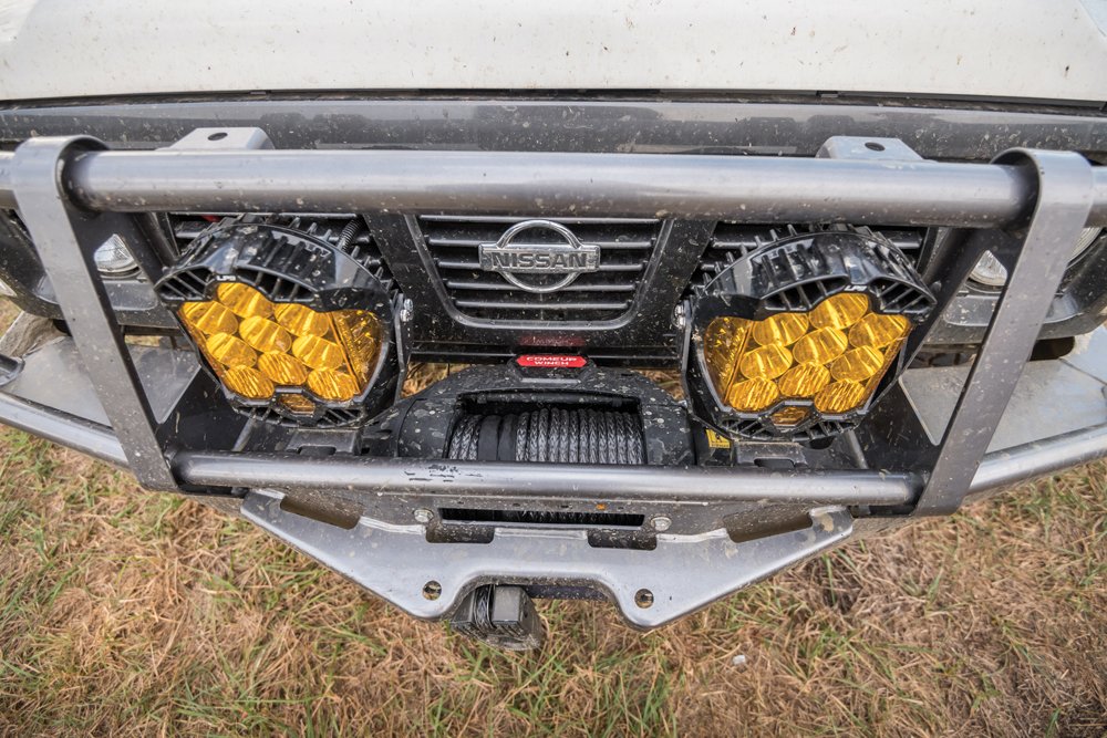 Comeup winch and Baja Designs LP9 lights