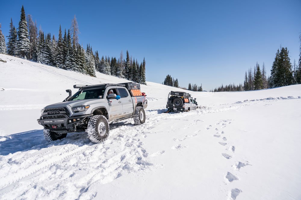 Snow-wheeling in Utah