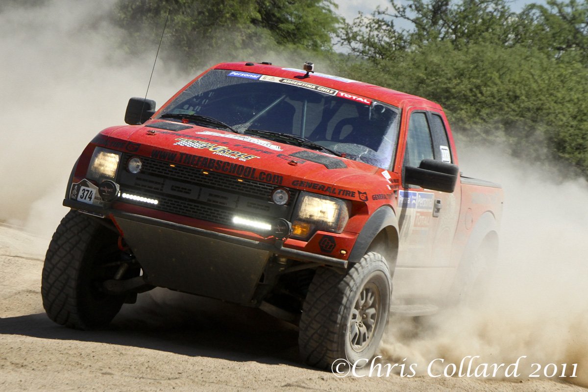 Ford Raptor Competing in Dakar Race