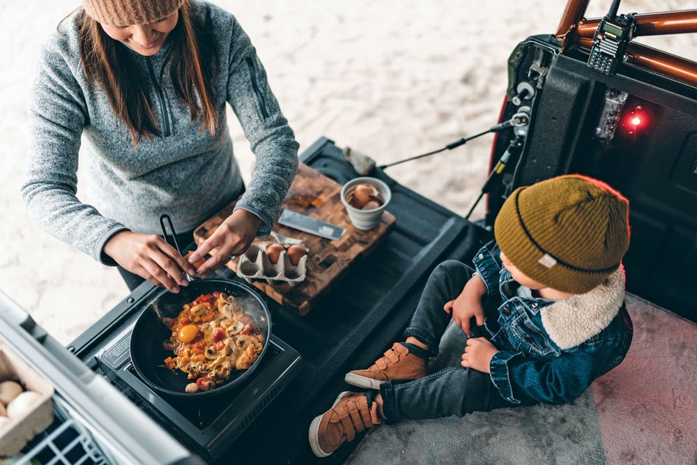 Cooking outdoors