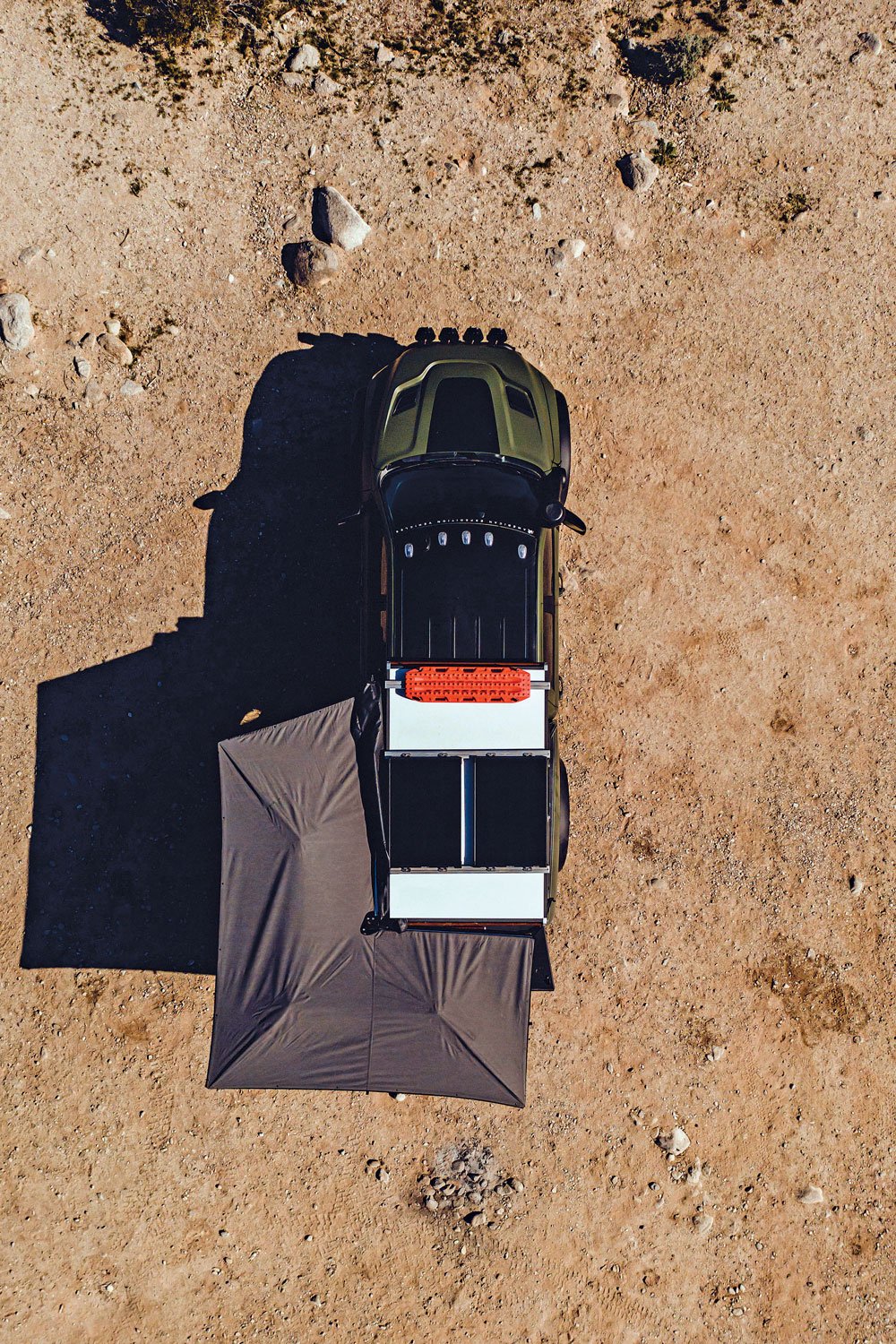 Bird's-eye view of AEV Prospector XL