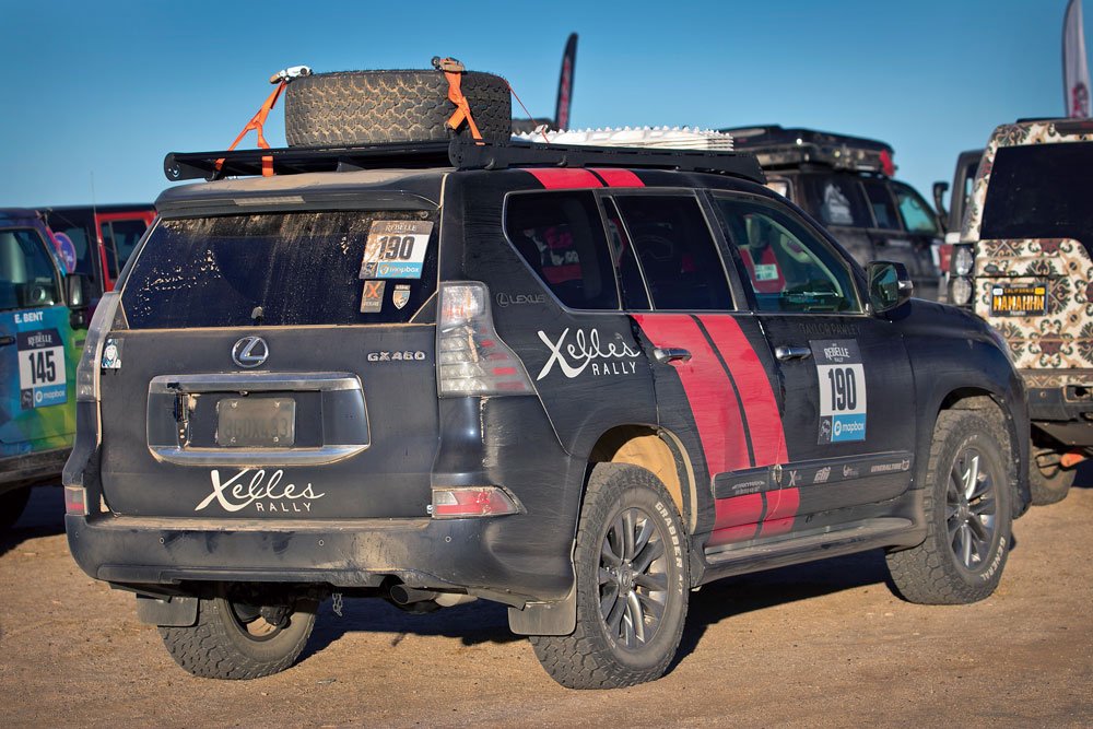 Team X Elles 2019 Lexus GX 460 rearview