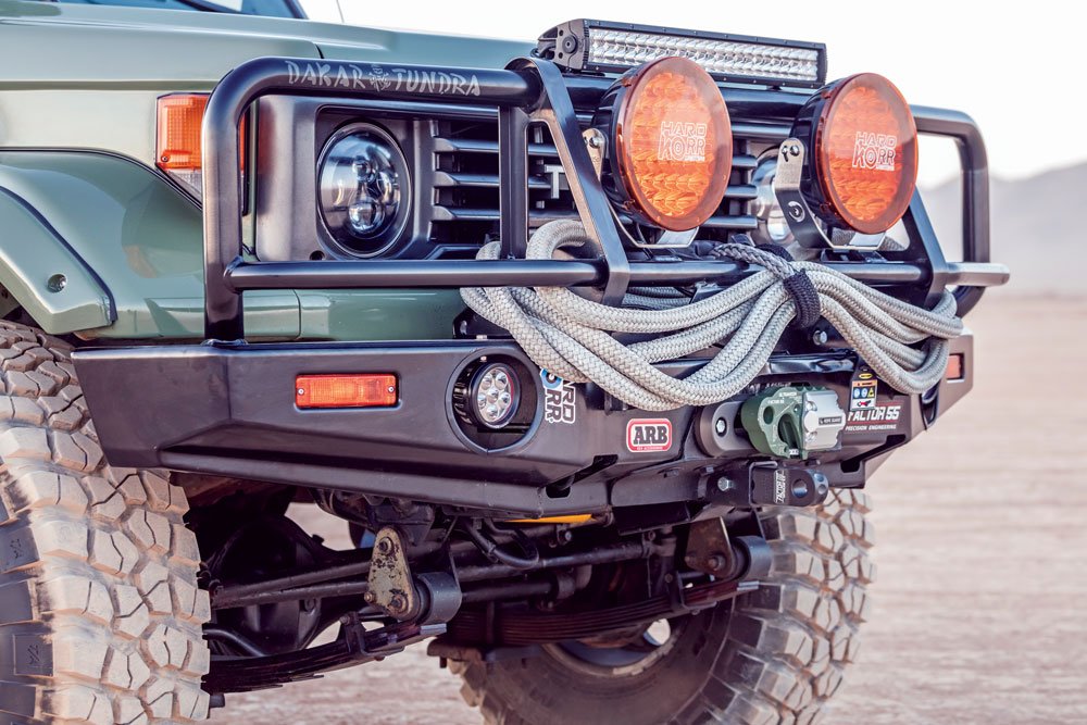 ARB bull bar on Land Cruiser Troopy