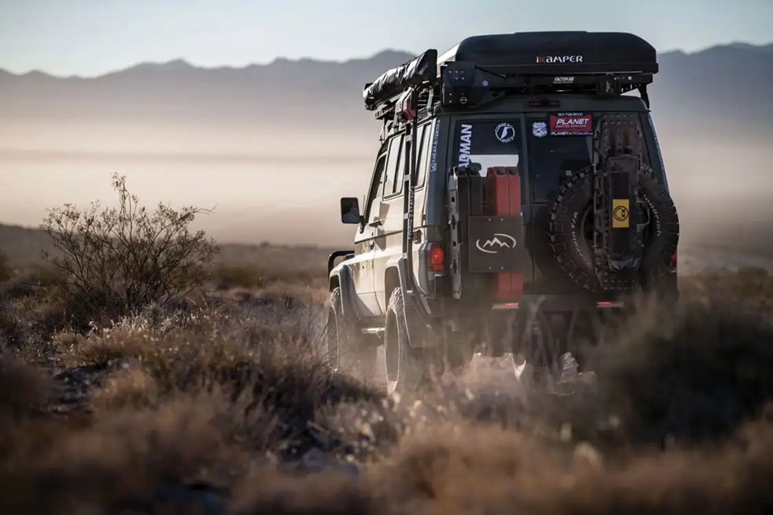 1985 Toyota FZJ75 Land Cruiser Back View
