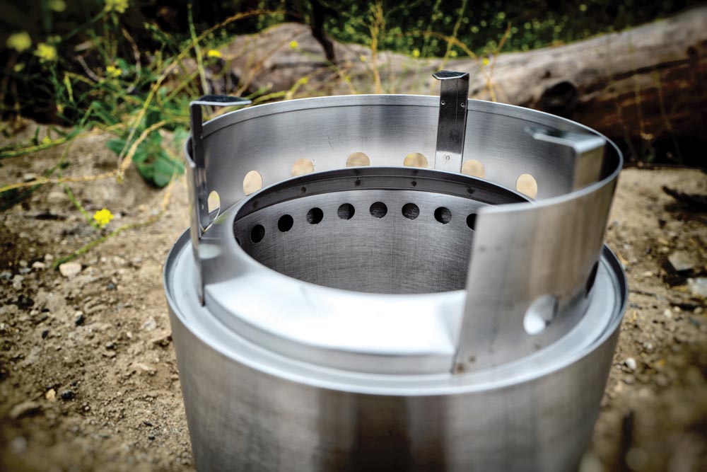 top of ultra-portable stove