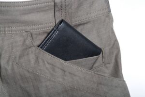 wallet in pant pocket