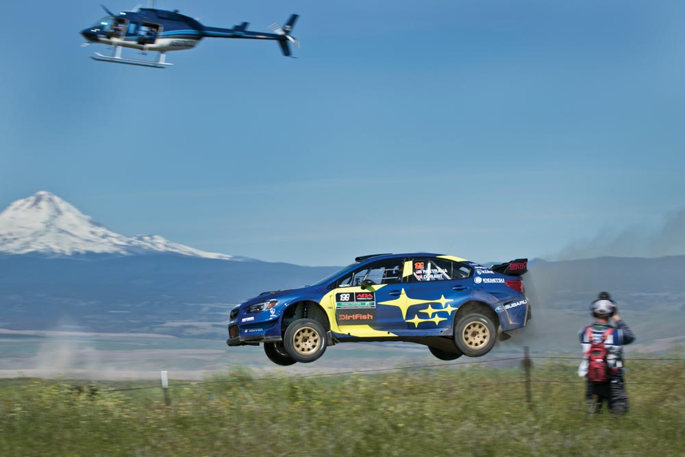 Travis Pastrana jumped a 134 feet at Boyd jump at the Oregon Trail Rally