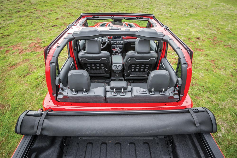 Top down on the Jeep