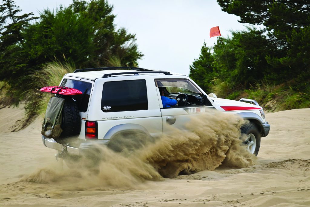 Doing donuts in the dirt