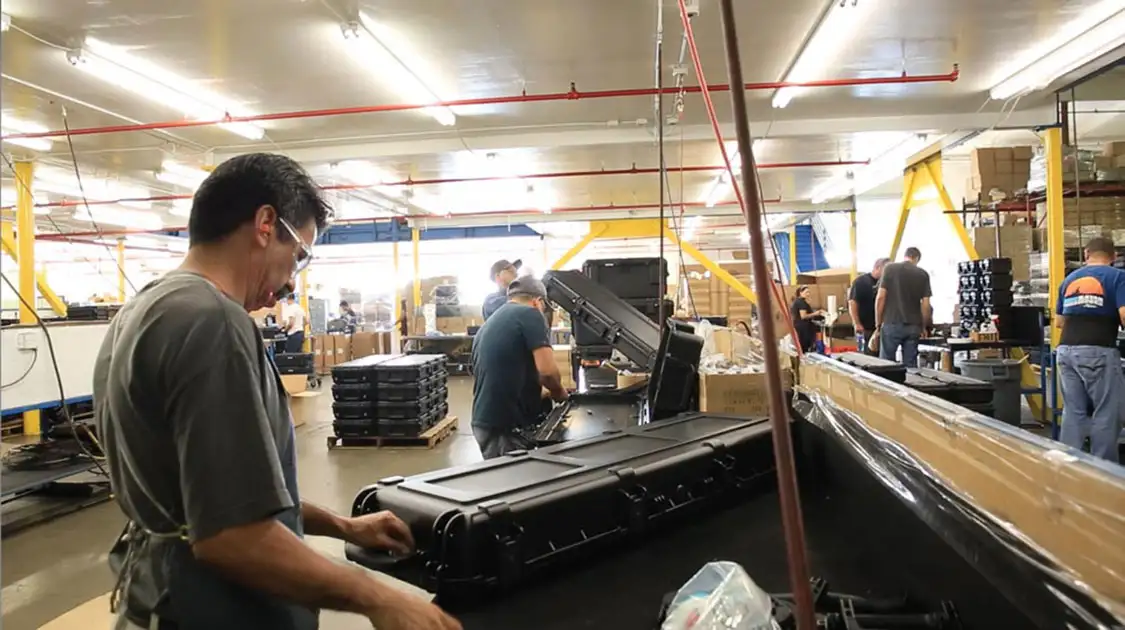 SKB iSeries cases manufacturing facility