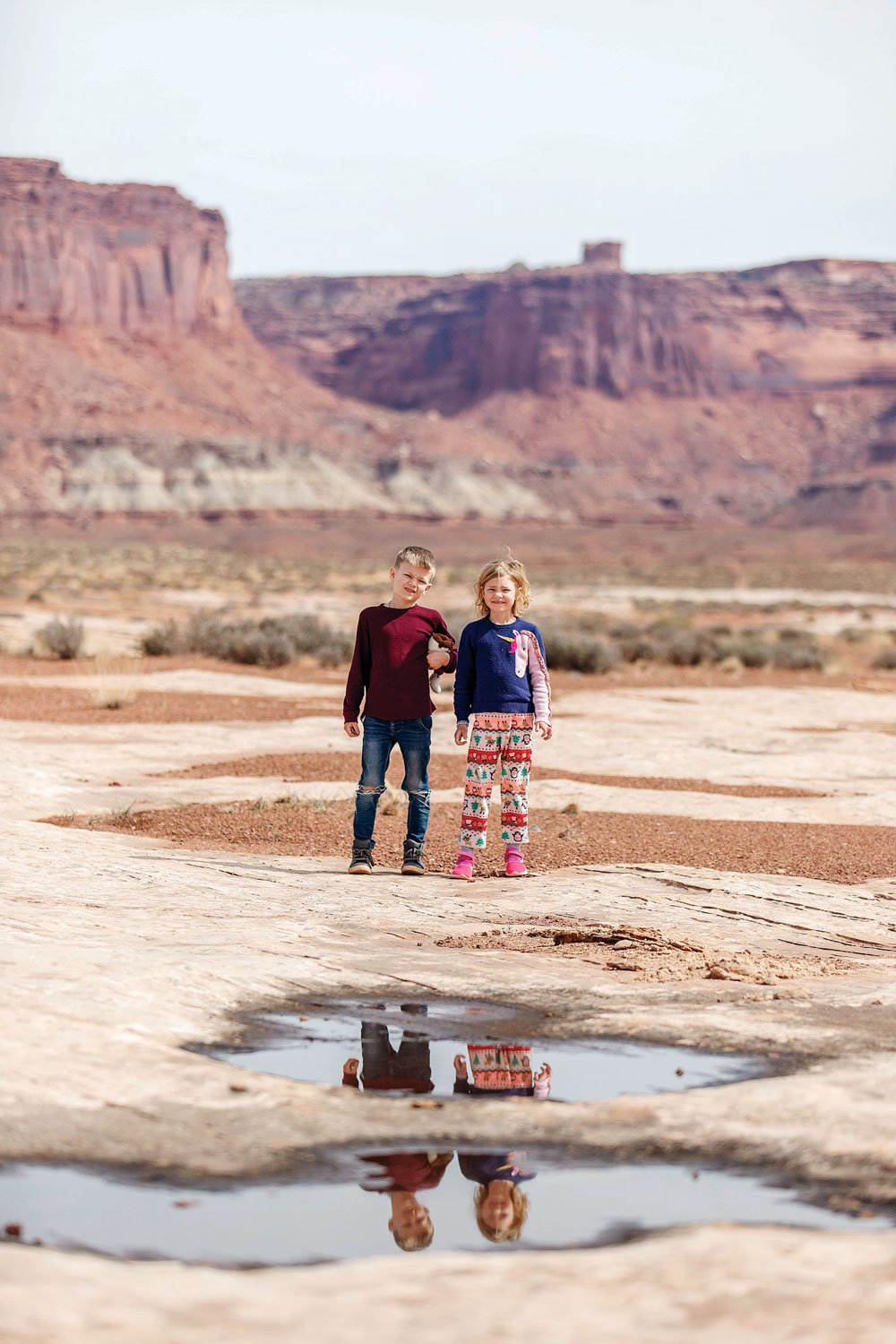 Hoglund kids enjoying the scenery