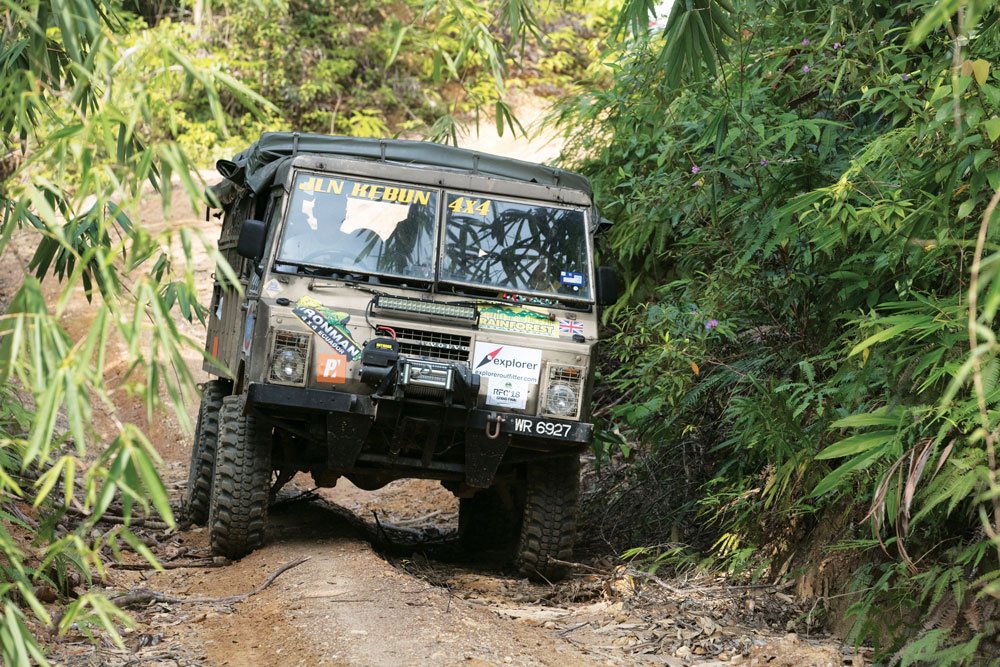 A large percentage of Malaysia is covered in tropical jungle