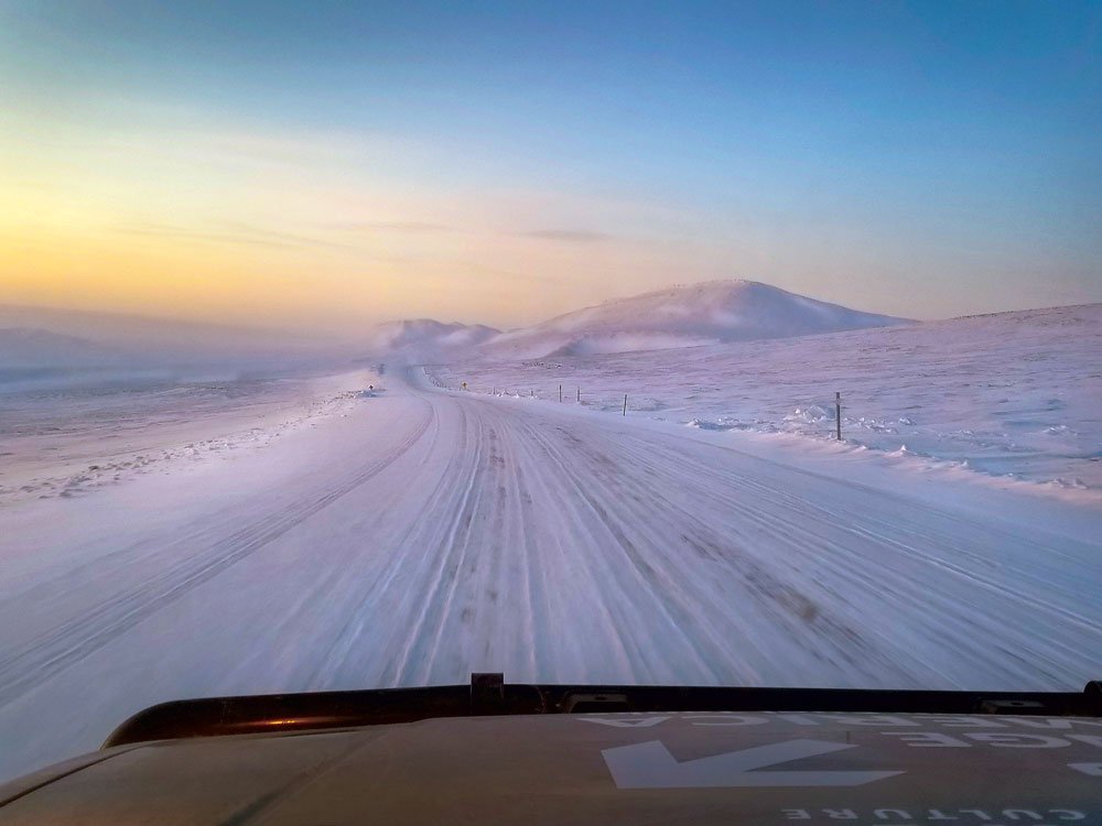 Beauty of an Arctic sunrise