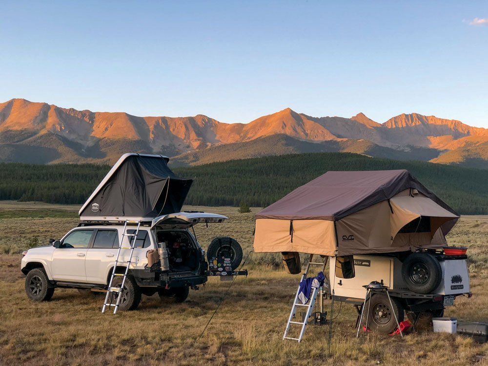 Overlanding morning views