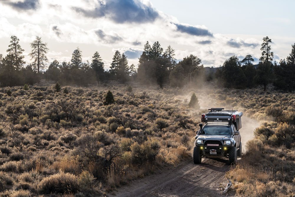 Finding the road less traveled and taking it in this Tacoma and Khaya Camper