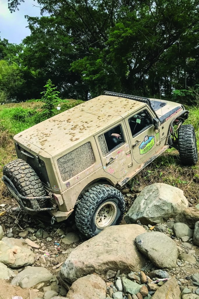 This Jeep is tough in off-road adventures