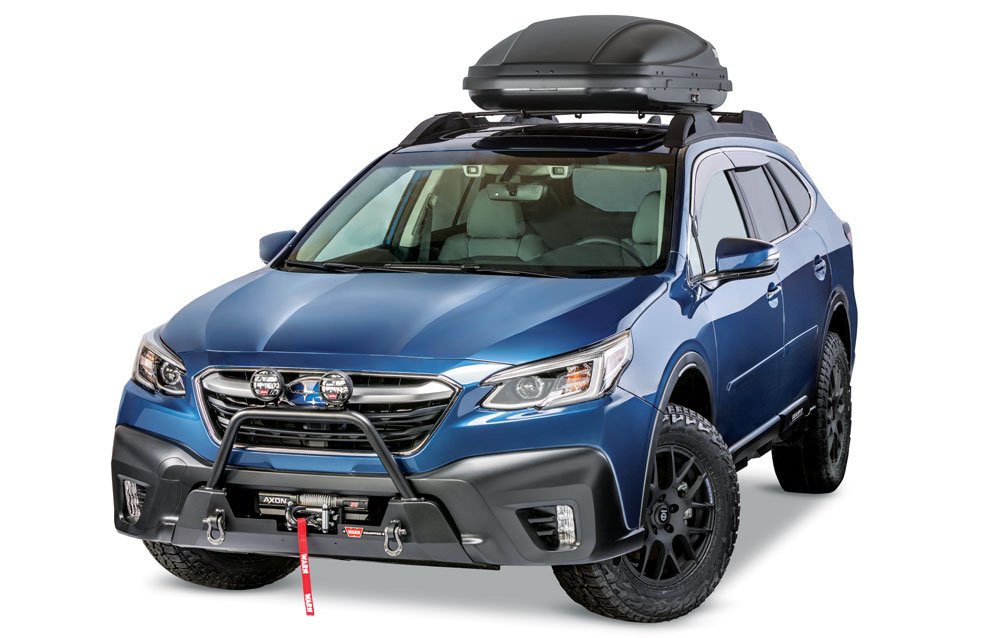 Outdoor automotive accessories: WARN Semi Hidden Kit for 2020 Subaru Outback