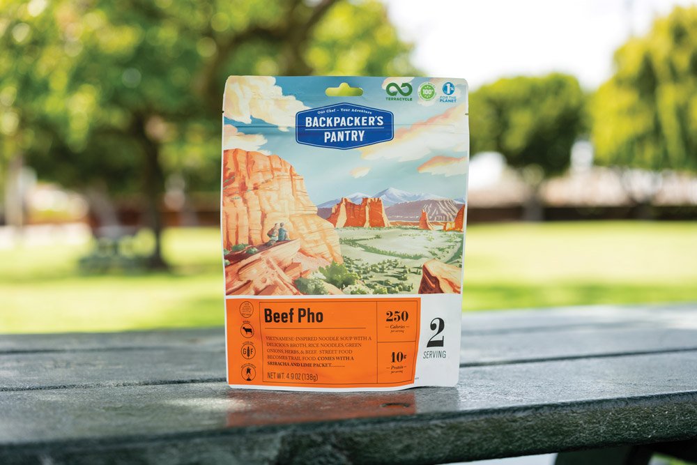 Backpacker’s Pantry Beef Pho packaged camp food