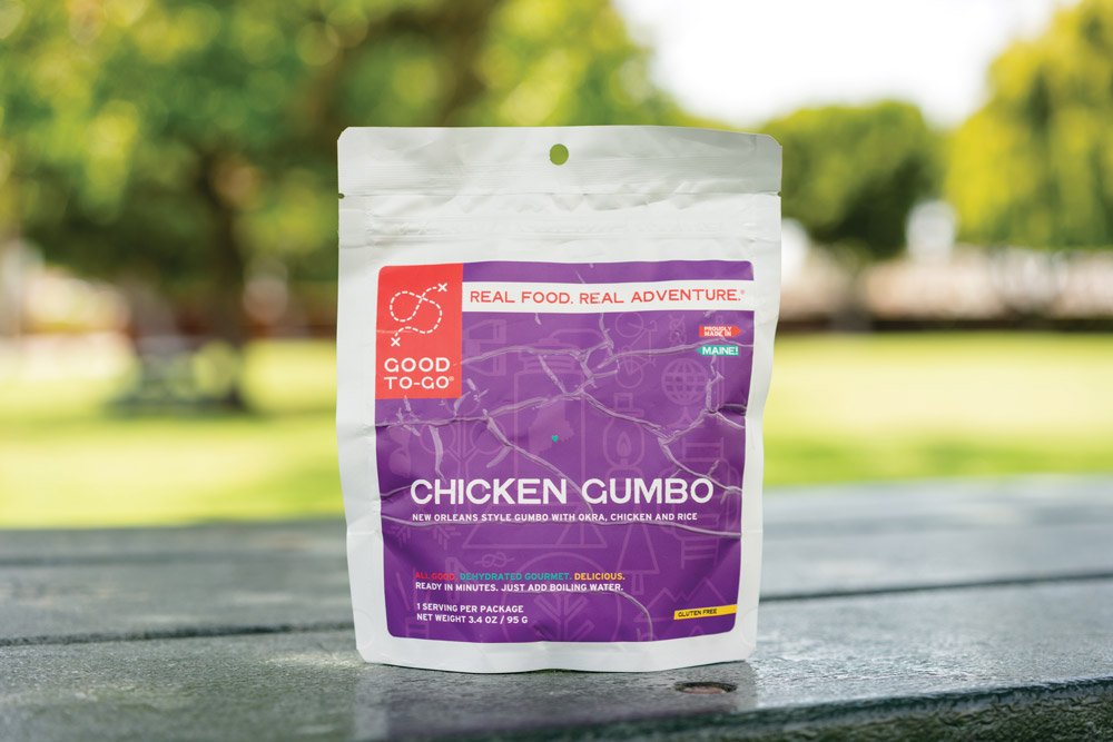 Good to Go Chicken Gumbo packaged camp food