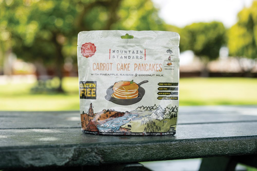 Mountain Standard Carrot Cake Pancakes packaged camp food