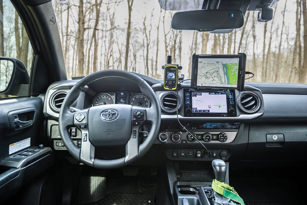 This Tacoma is prepared with Comms and navigation within reach