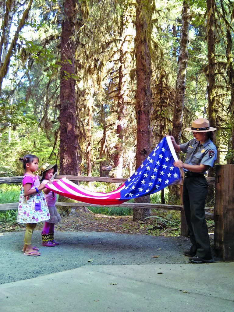 Participating in the Junior Ranger Program while road school learning