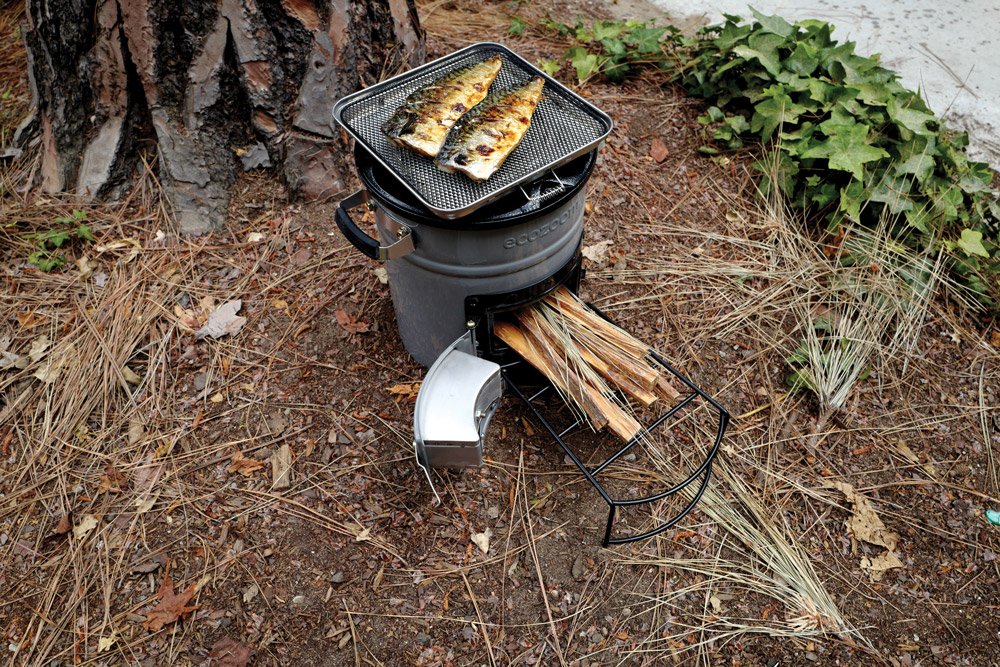 The EcoZoom Versa Stove was developed for burning charcoal, wood, or any biomass fuel