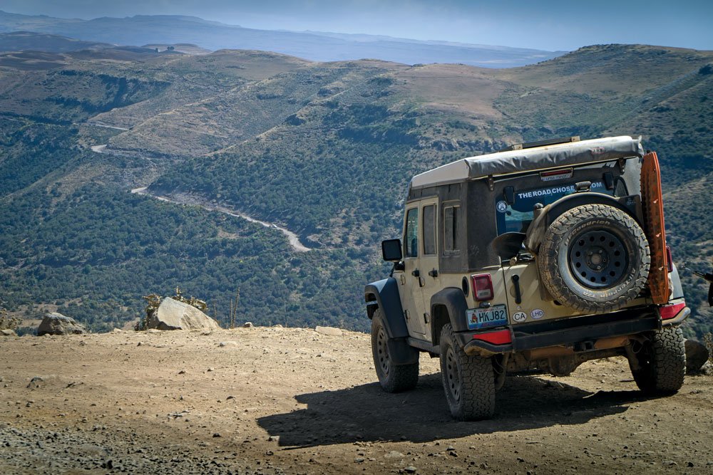 The Simien mountains provided elevation climbs up to 14,081 feet at a high pass